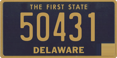 DE license plate 50431