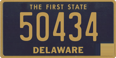 DE license plate 50434