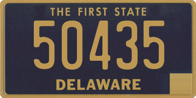 DE license plate 50435