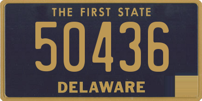 DE license plate 50436