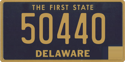 DE license plate 50440