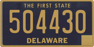 DE license plate 504430