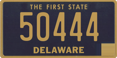 DE license plate 50444