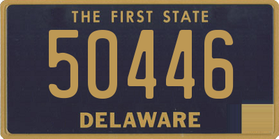 DE license plate 50446