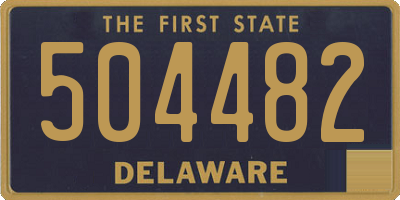 DE license plate 504482