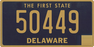 DE license plate 50449