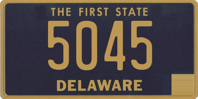DE license plate 5045