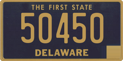 DE license plate 50450