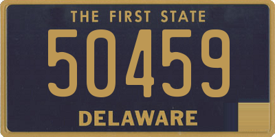 DE license plate 50459