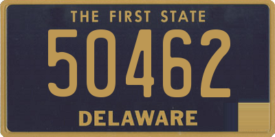 DE license plate 50462