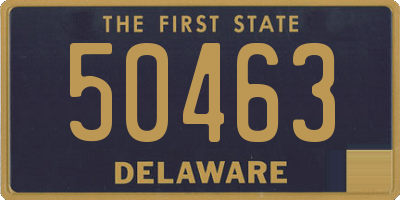 DE license plate 50463