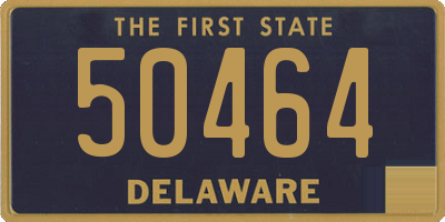 DE license plate 50464