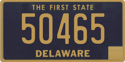 DE license plate 50465