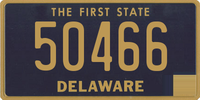 DE license plate 50466