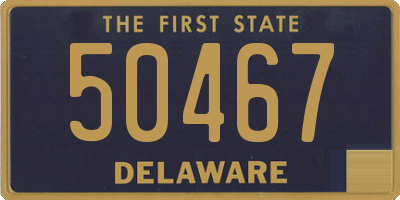 DE license plate 50467