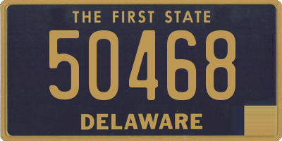 DE license plate 50468