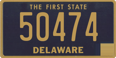 DE license plate 50474