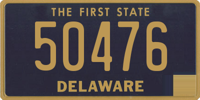 DE license plate 50476