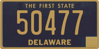 DE license plate 50477