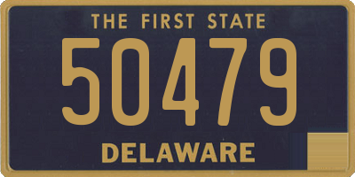 DE license plate 50479