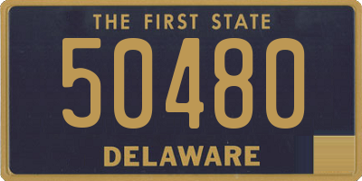 DE license plate 50480