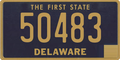 DE license plate 50483