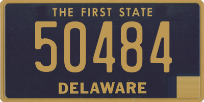 DE license plate 50484