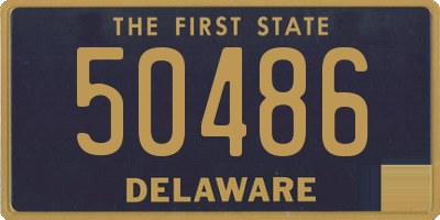 DE license plate 50486