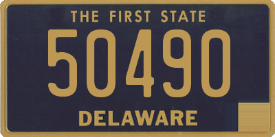 DE license plate 50490