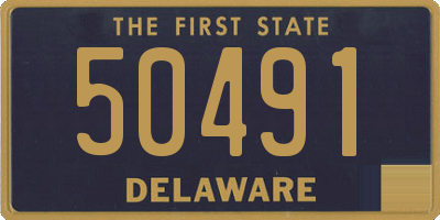 DE license plate 50491