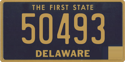 DE license plate 50493