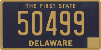 DE license plate 50499