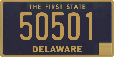 DE license plate 50501