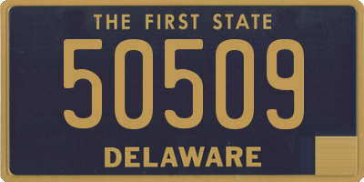 DE license plate 50509