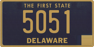 DE license plate 5051