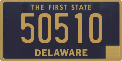 DE license plate 50510