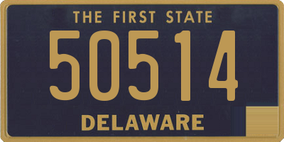 DE license plate 50514