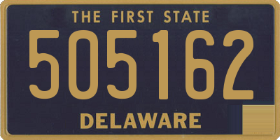 DE license plate 505162