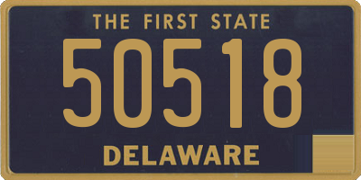 DE license plate 50518