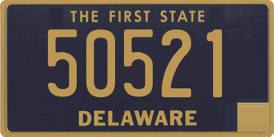 DE license plate 50521