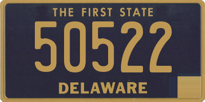 DE license plate 50522