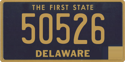 DE license plate 50526