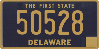 DE license plate 50528