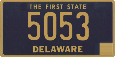 DE license plate 5053