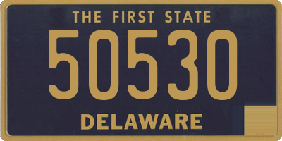 DE license plate 50530