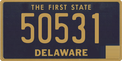 DE license plate 50531