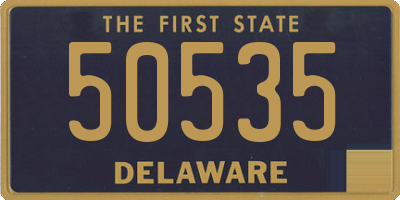 DE license plate 50535