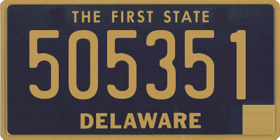 DE license plate 505351