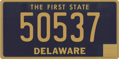 DE license plate 50537