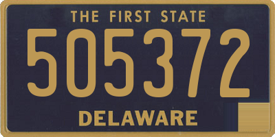 DE license plate 505372
